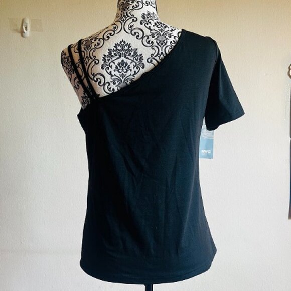 NBW SHEIN asymmetrical collar lip print shirt size M - Picture 4 of 4